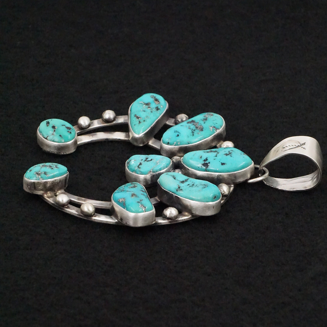 Darrin Livingston Turquoise & Sterling Silver Pendant