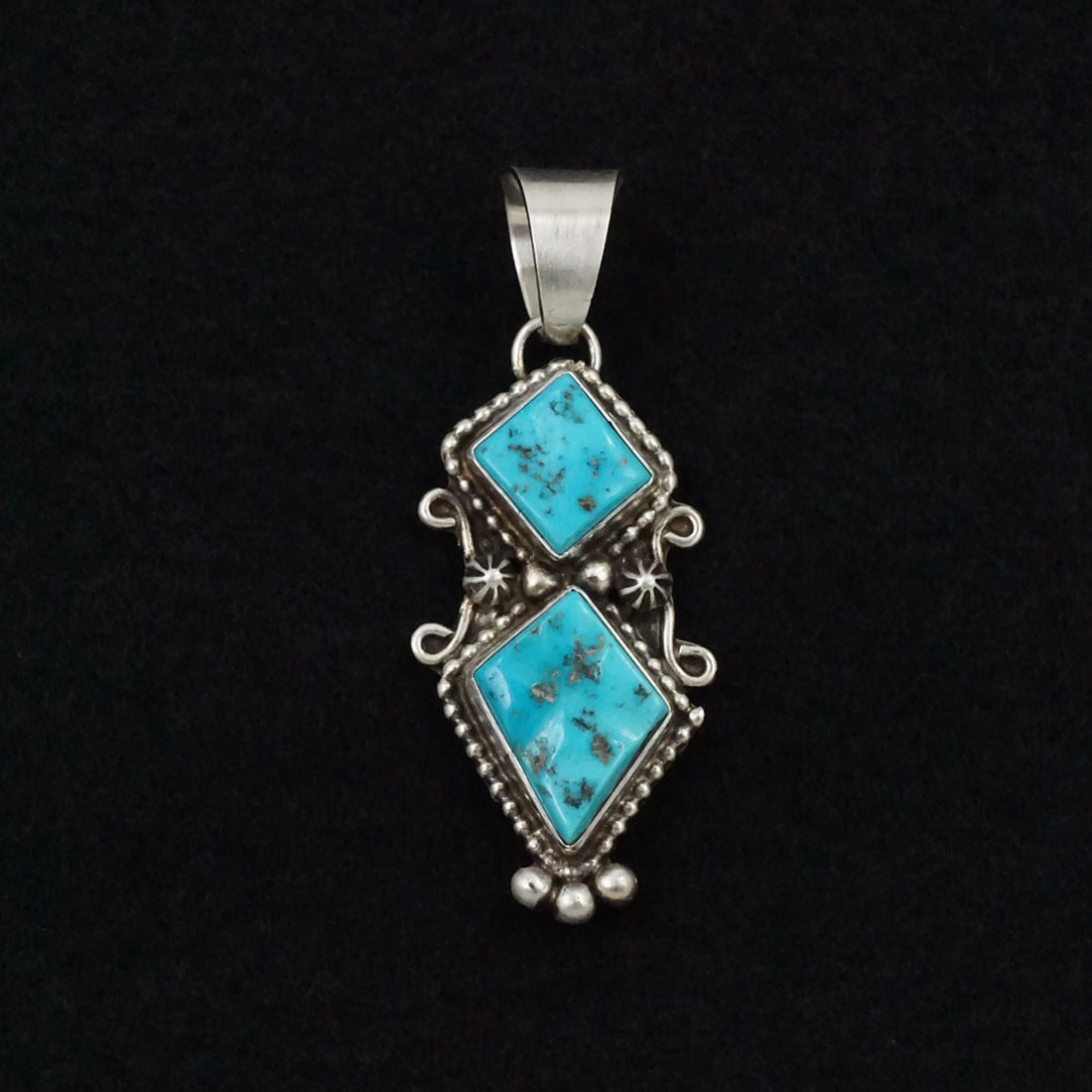 Kathleen Livingston Turquoise & Sterling Silver Pendant