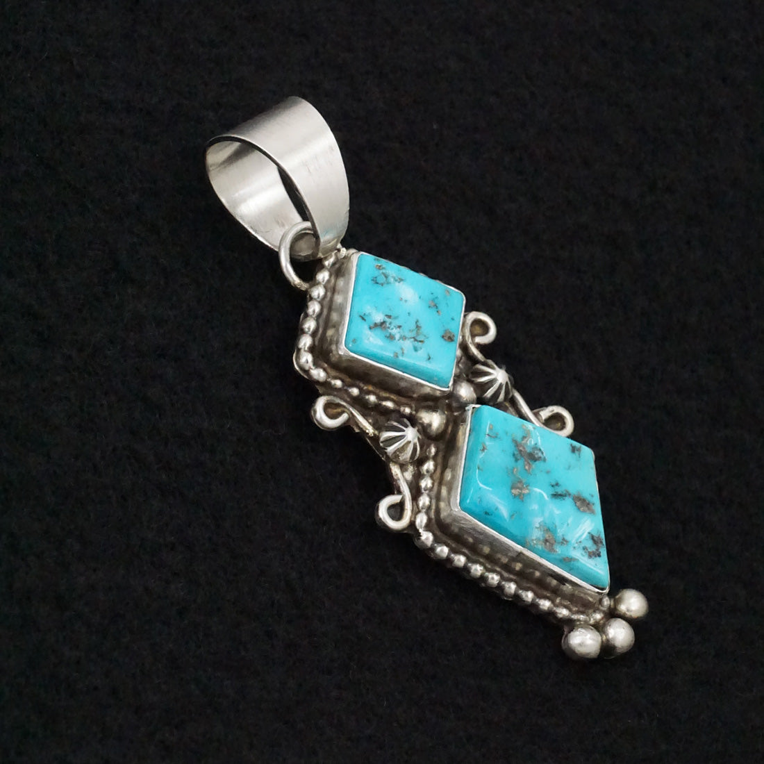 Kathleen Livingston Turquoise & Sterling Silver Pendant