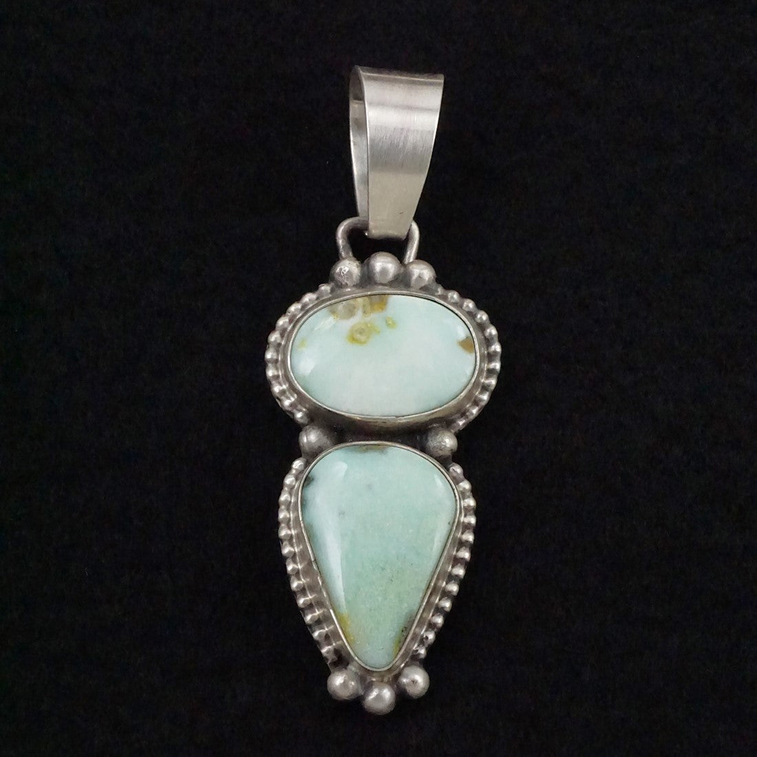 Bobby Johnson Variscite & Sterling Silver Pendant