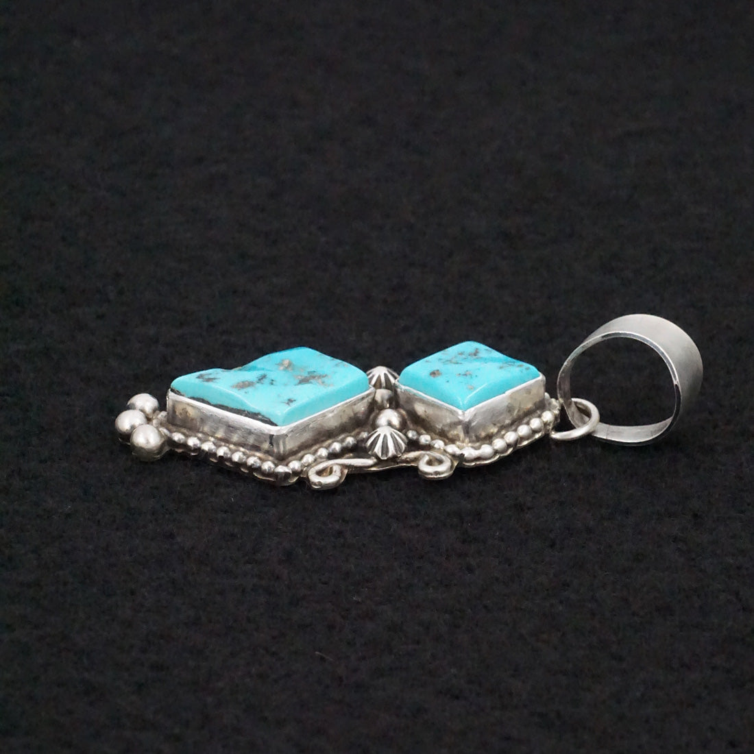 Kathleen Livingston Turquoise & Sterling Silver Pendant