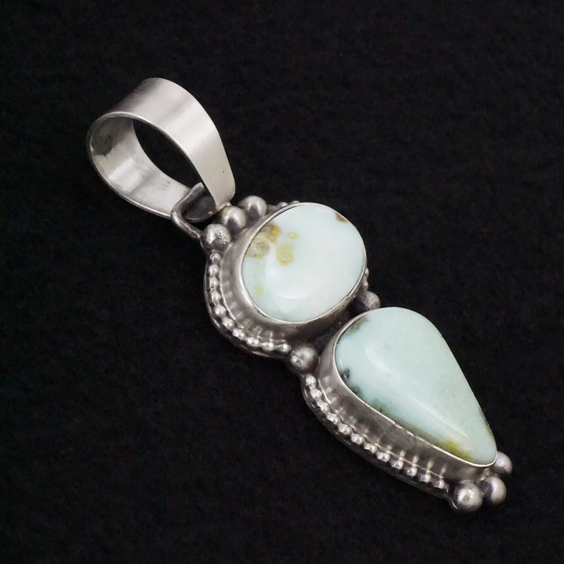 Bobby Johnson Variscite & Sterling Silver Pendant