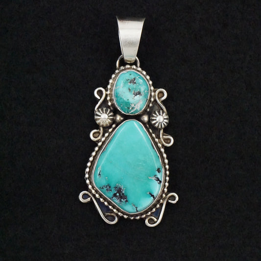 Kathleen Livingston Turquoise & Sterling Silver Pendant