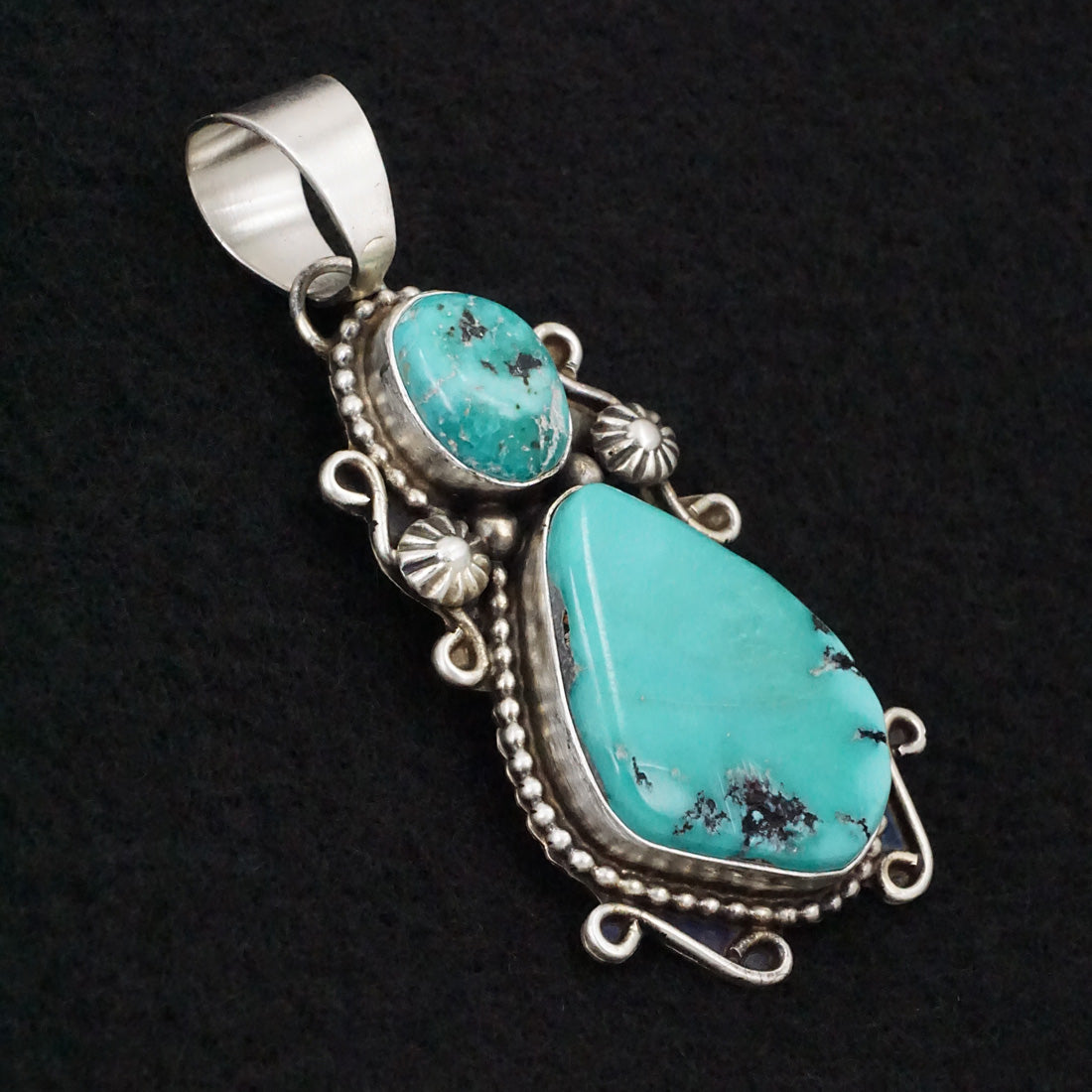 Kathleen Livingston Turquoise & Sterling Silver Pendant