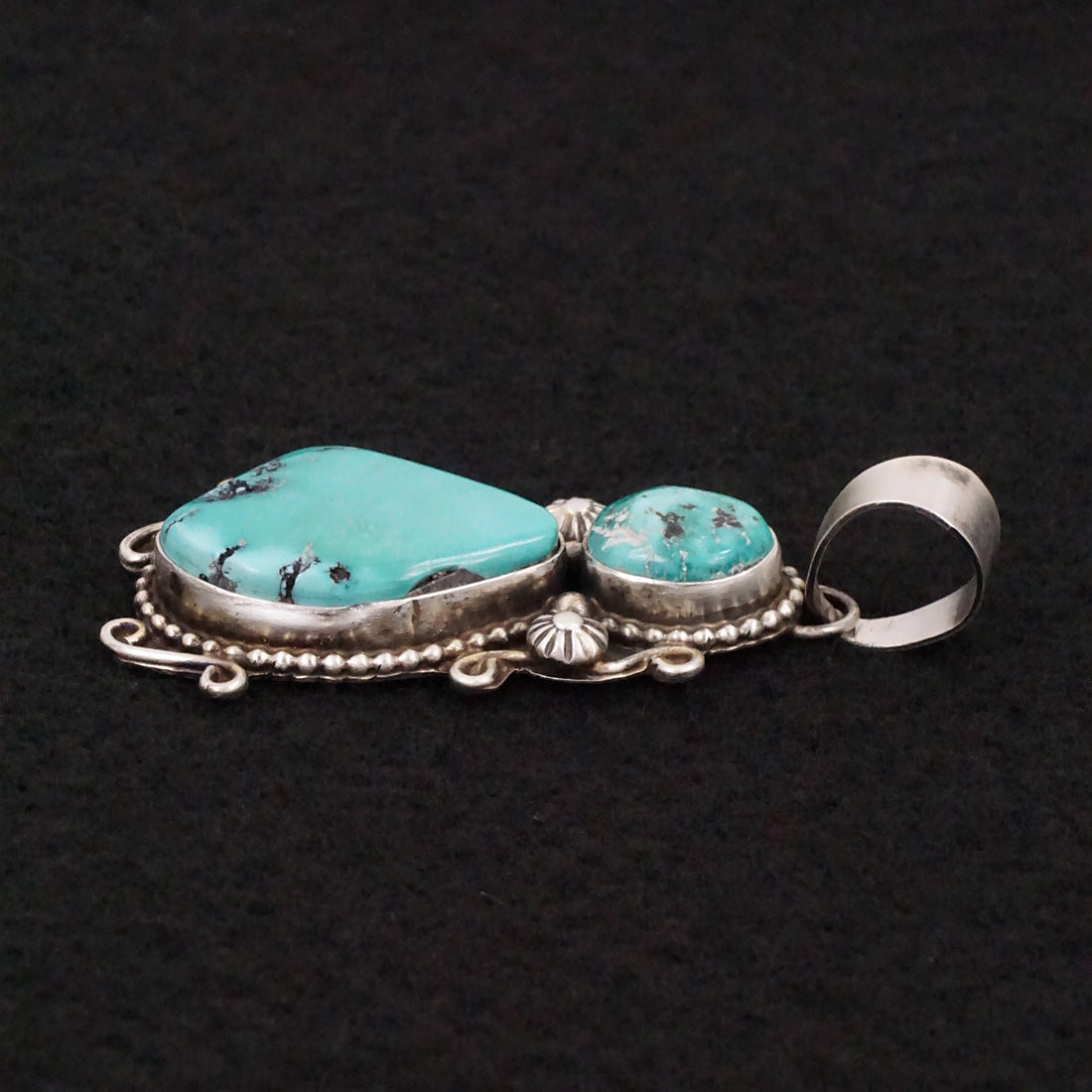 Kathleen Livingston Turquoise & Sterling Silver Pendant