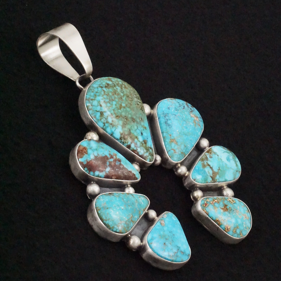 Darrin Livingston Turquoise & Sterling Silver Pendant