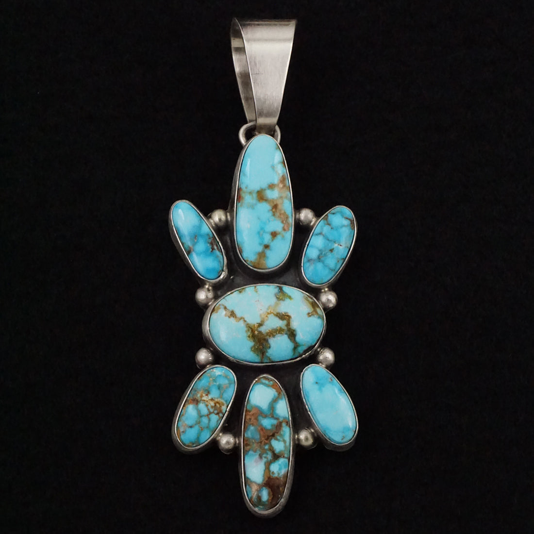 Darrin Livingston Turquoise & Sterling Silver Pendant