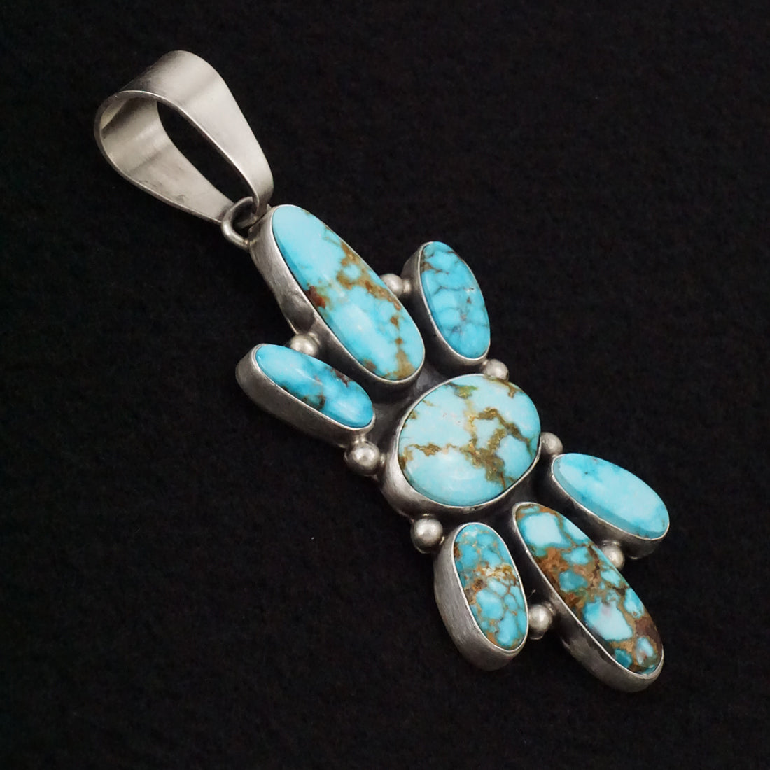 Darrin Livingston Turquoise & Sterling Silver Pendant