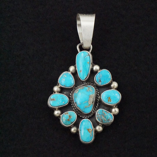 Kathleen Livingston Turquoise & Sterling Silver Pendant