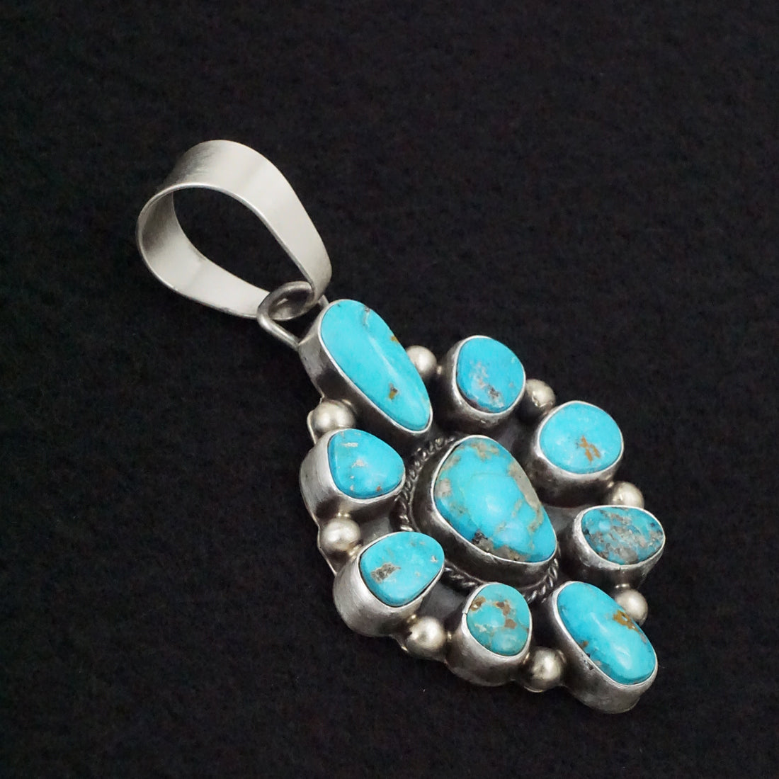 Kathleen Livingston Turquoise & Sterling Silver Pendant