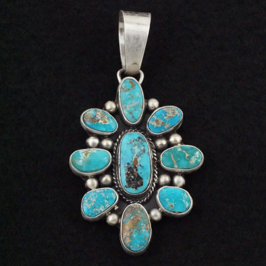 Kathleen Livingston Turquoise & Sterling Silver Pendant