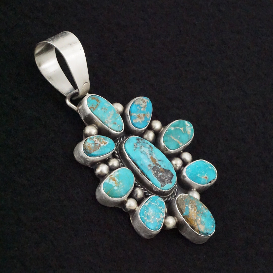 Kathleen Livingston Turquoise & Sterling Silver Pendant