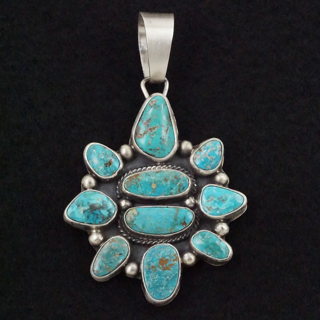 Kathleen Livingston Turquoise & Sterling Silver Pendant