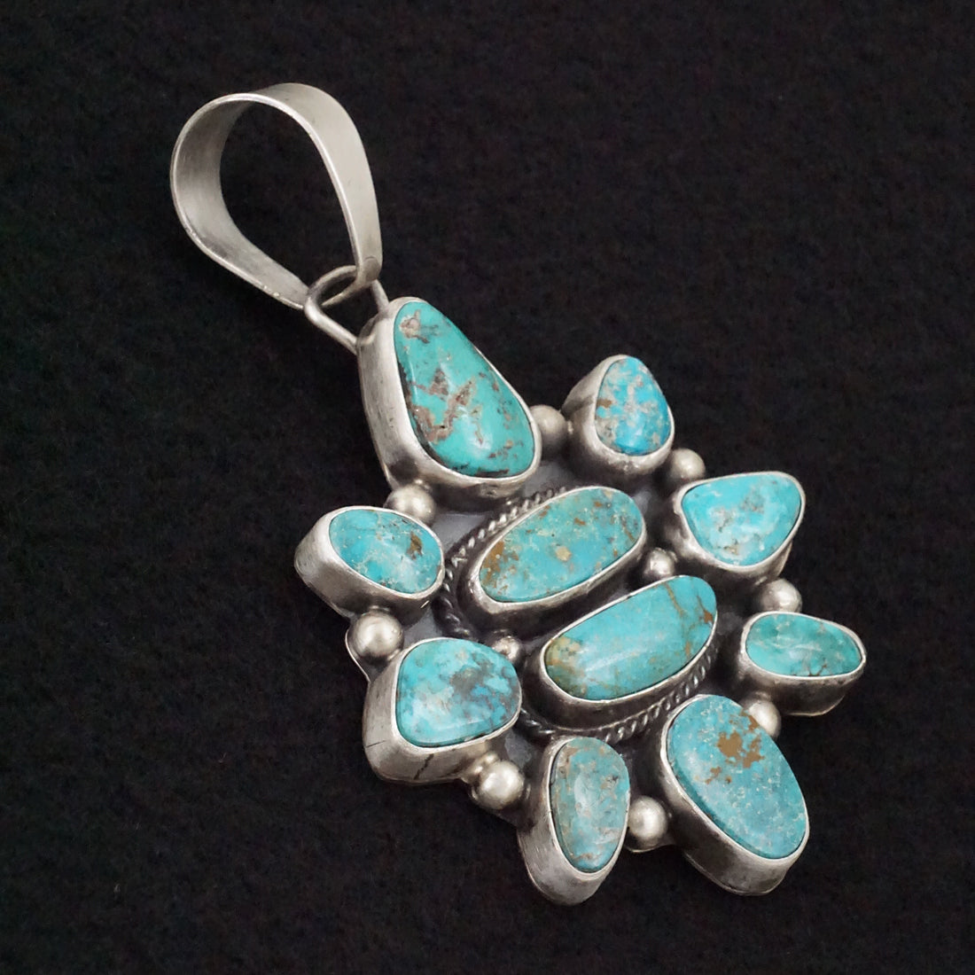 Kathleen Livingston Turquoise & Sterling Silver Pendant