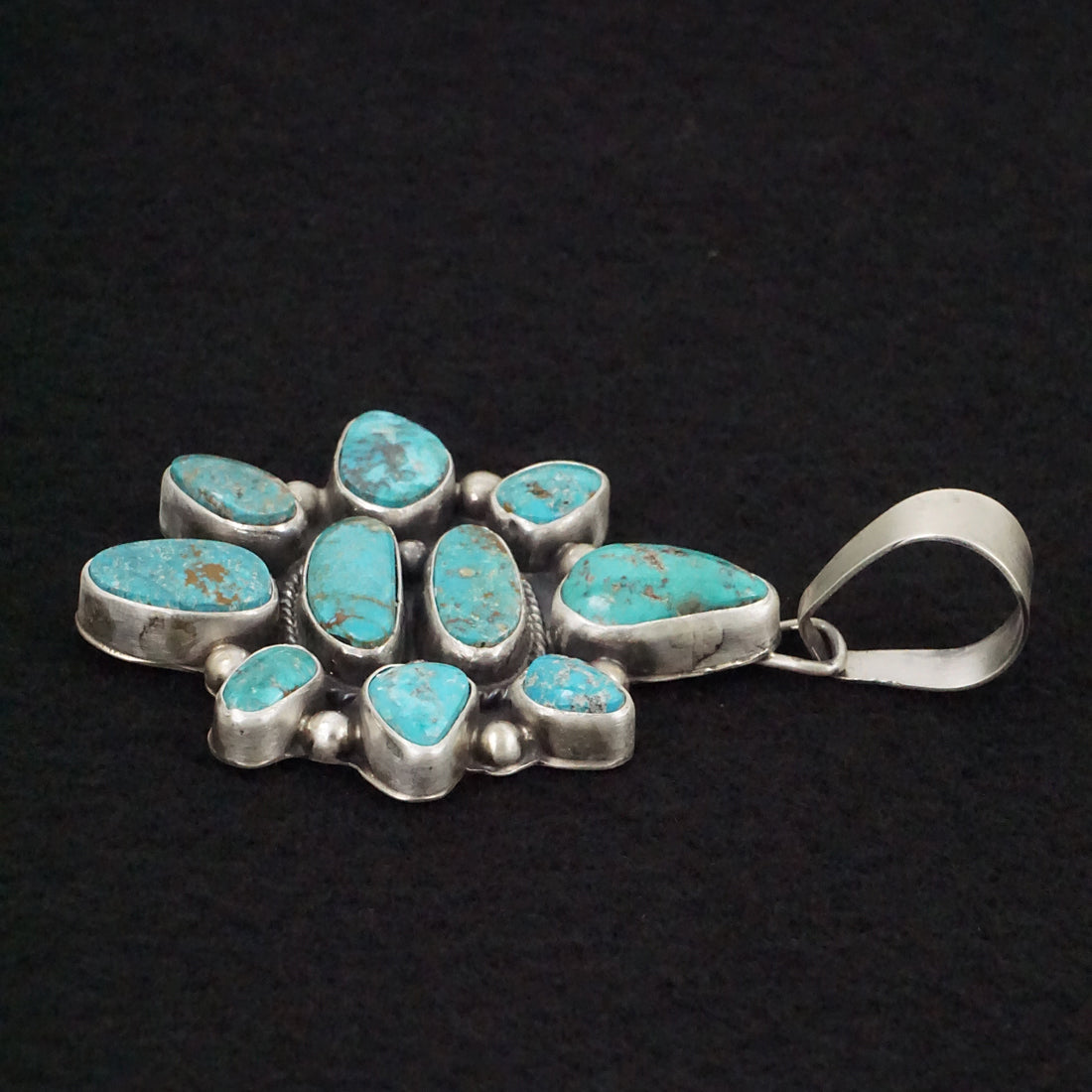 Kathleen Livingston Turquoise & Sterling Silver Pendant