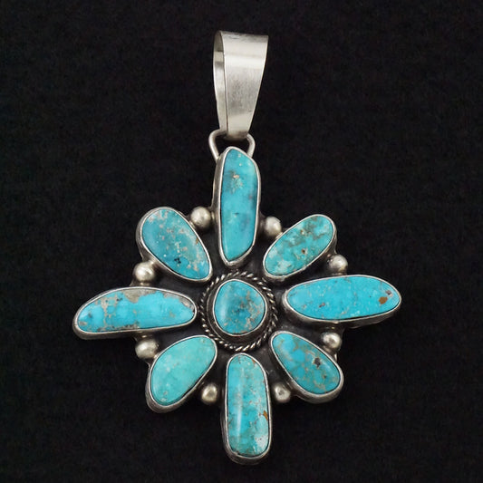 Kathleen Livingston Turquoise & Sterling Silver Pendant