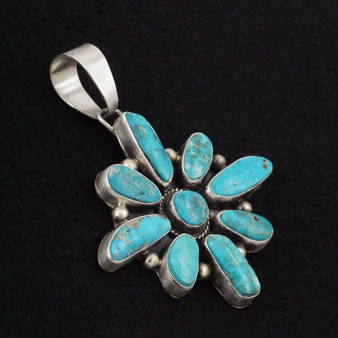 Kathleen Livingston Turquoise & Sterling Silver Pendant