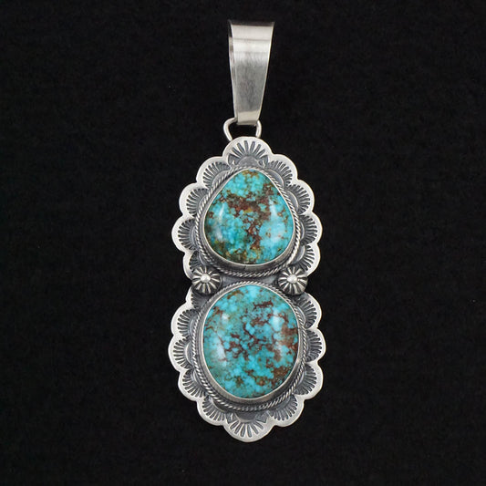 Darrin Livingston Turquoise & Sterling Silver Pendant