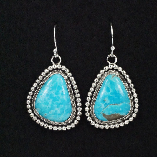 Mark Yazzie Turquoise & Sterling Silver Earrings