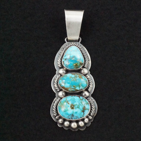 Paul Livingston Turquoise & Sterling Silver Pendant