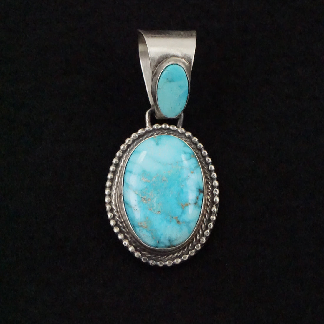 Bobby Johnson Turquoise & Sterling Silver Pendant