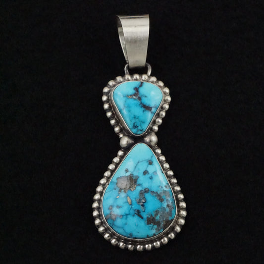 Bobby Johnson Turquoise & Sterling Silver Pendant