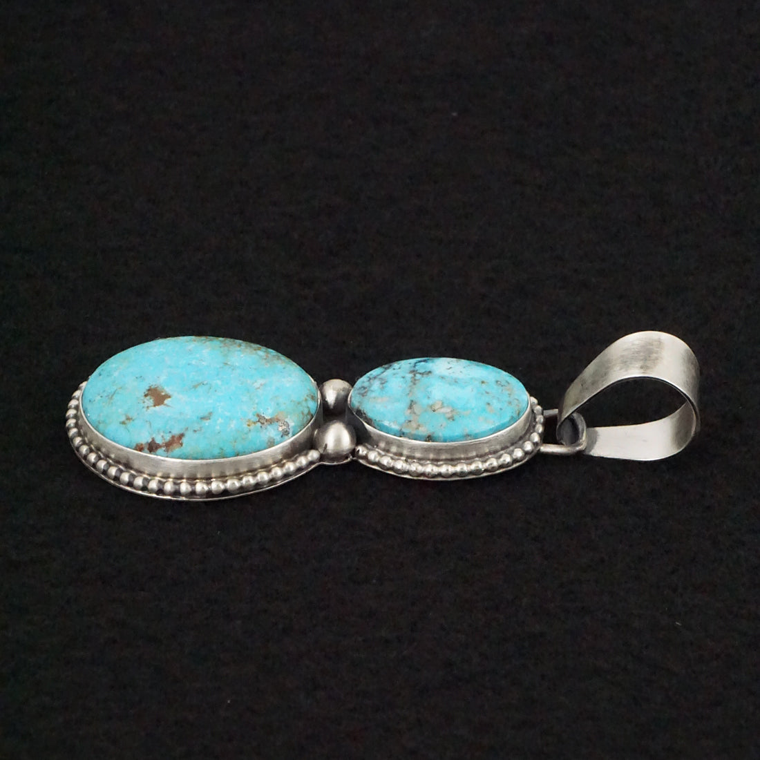 Bobby Johnson Turquoise & Sterling Silver Pendant