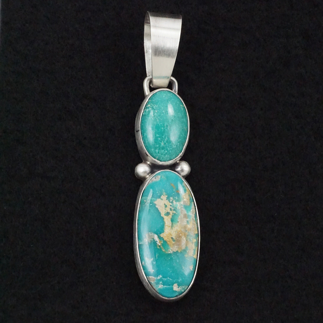 Bobby Johnson Turquoise & Sterling Silver Pendant