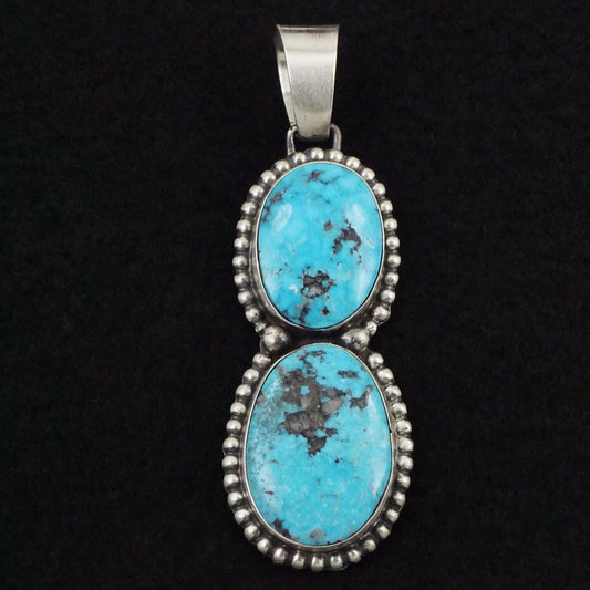 Bobby Johnson Turquoise & Sterling Silver Pendant