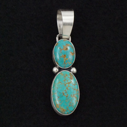 Bobby Johnson Turquoise & Sterling Silver Pendant