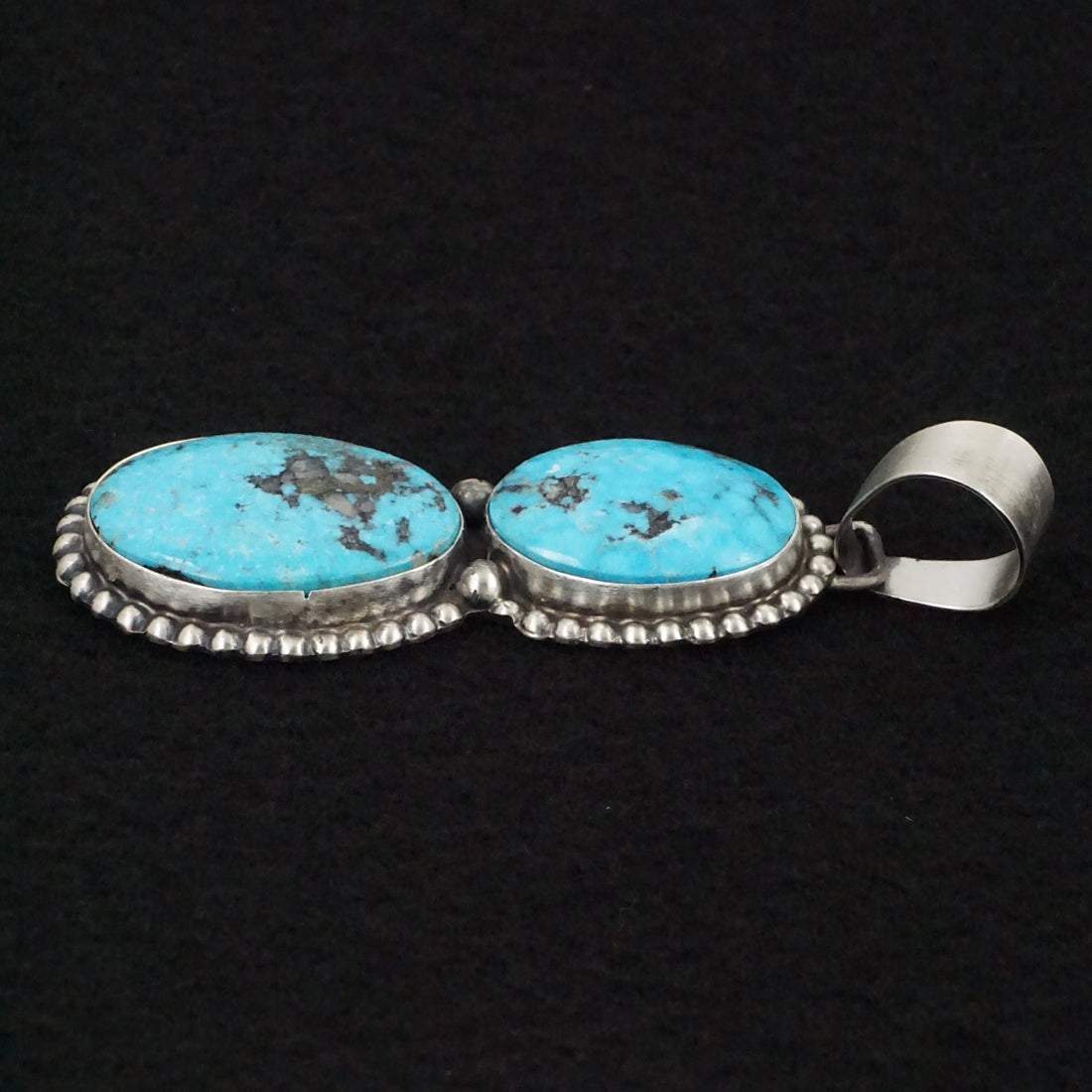 Bobby Johnson Turquoise & Sterling Silver Pendant