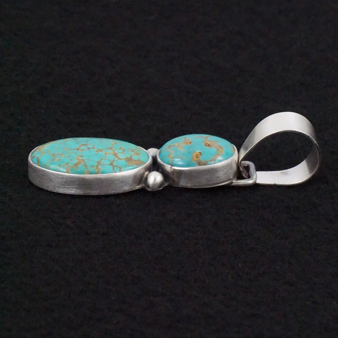 Bobby Johnson Turquoise & Sterling Silver Pendant