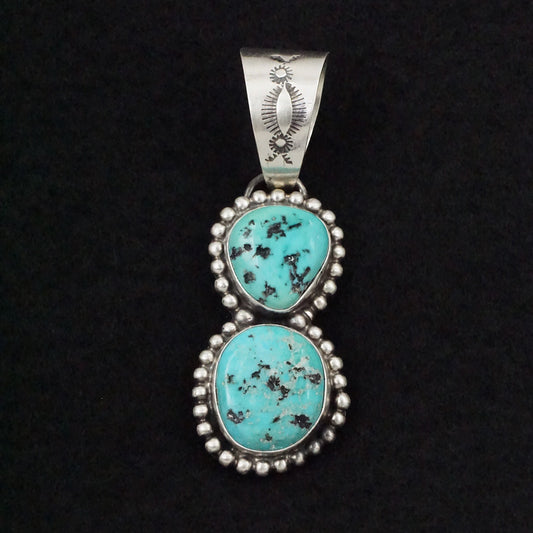 Darrin Livingston Turquoise & Sterling Silver Pendant