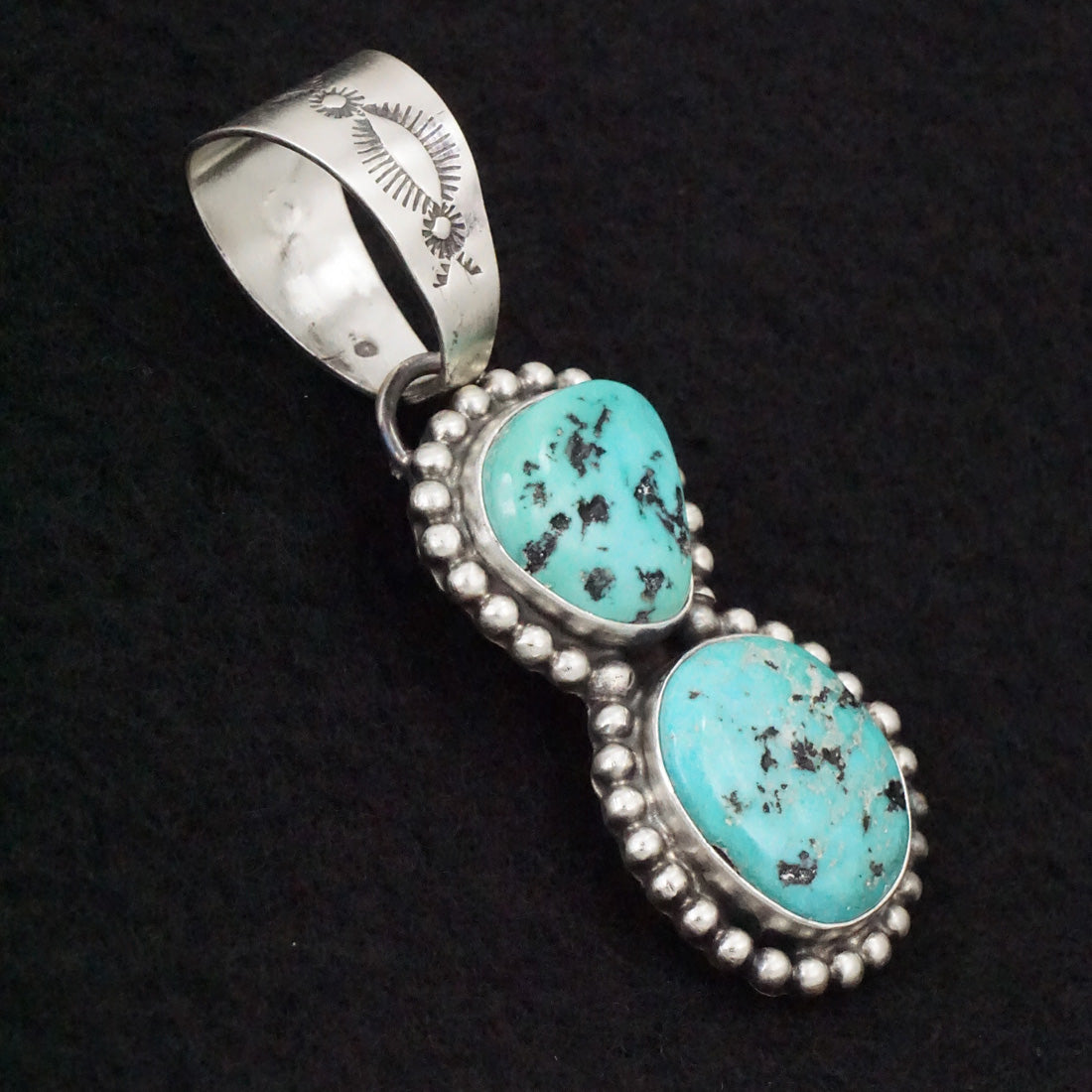 Darrin Livingston Turquoise & Sterling Silver Pendant