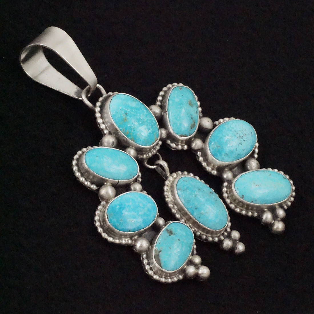 Travis Jim Turquoise & Sterling Silver Pendant