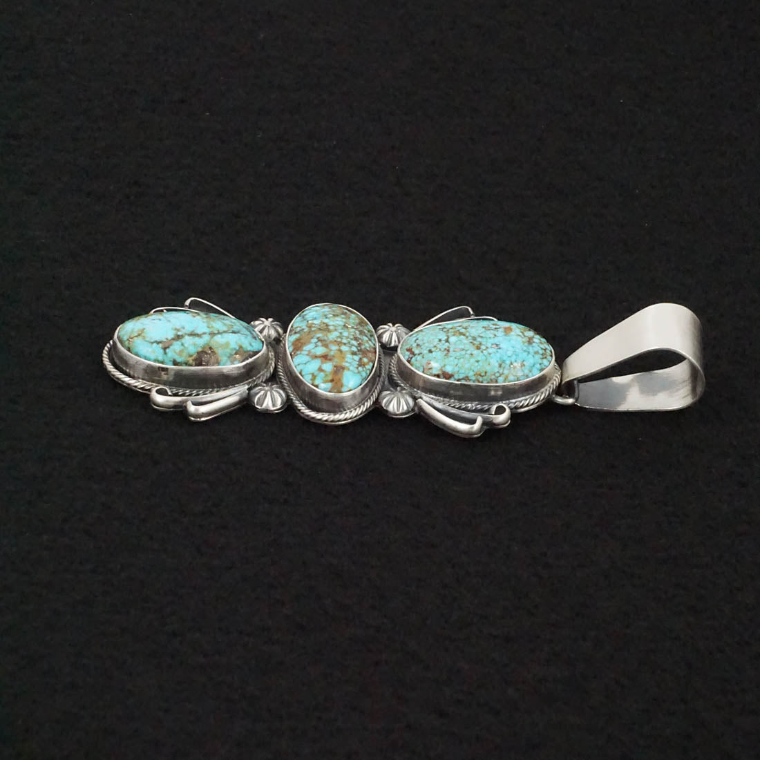 Paul Livingston Turquoise & Sterling Silver Pendant