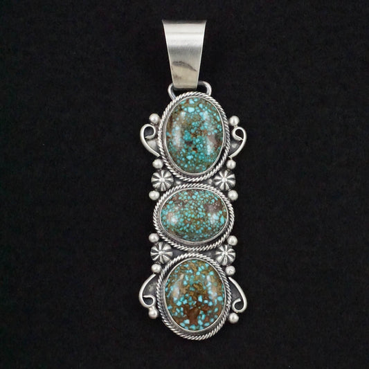 Paul Livingston Turquoise & Sterling Silver Pendant