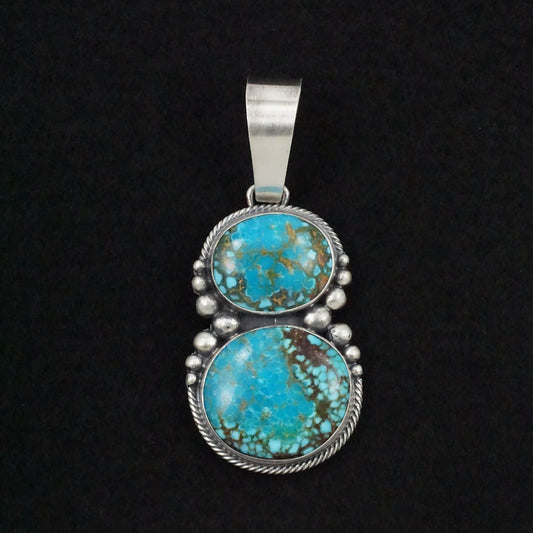 Darrin Livingston Turquoise & Sterling Silver Pendant