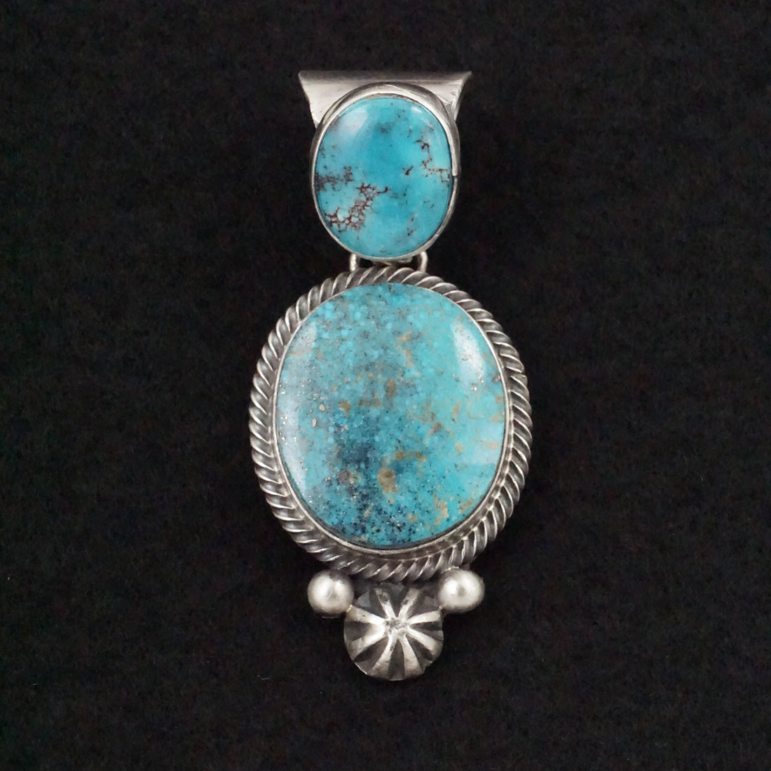 Darrin Livingston Turquoise & Sterling Silver Pendant