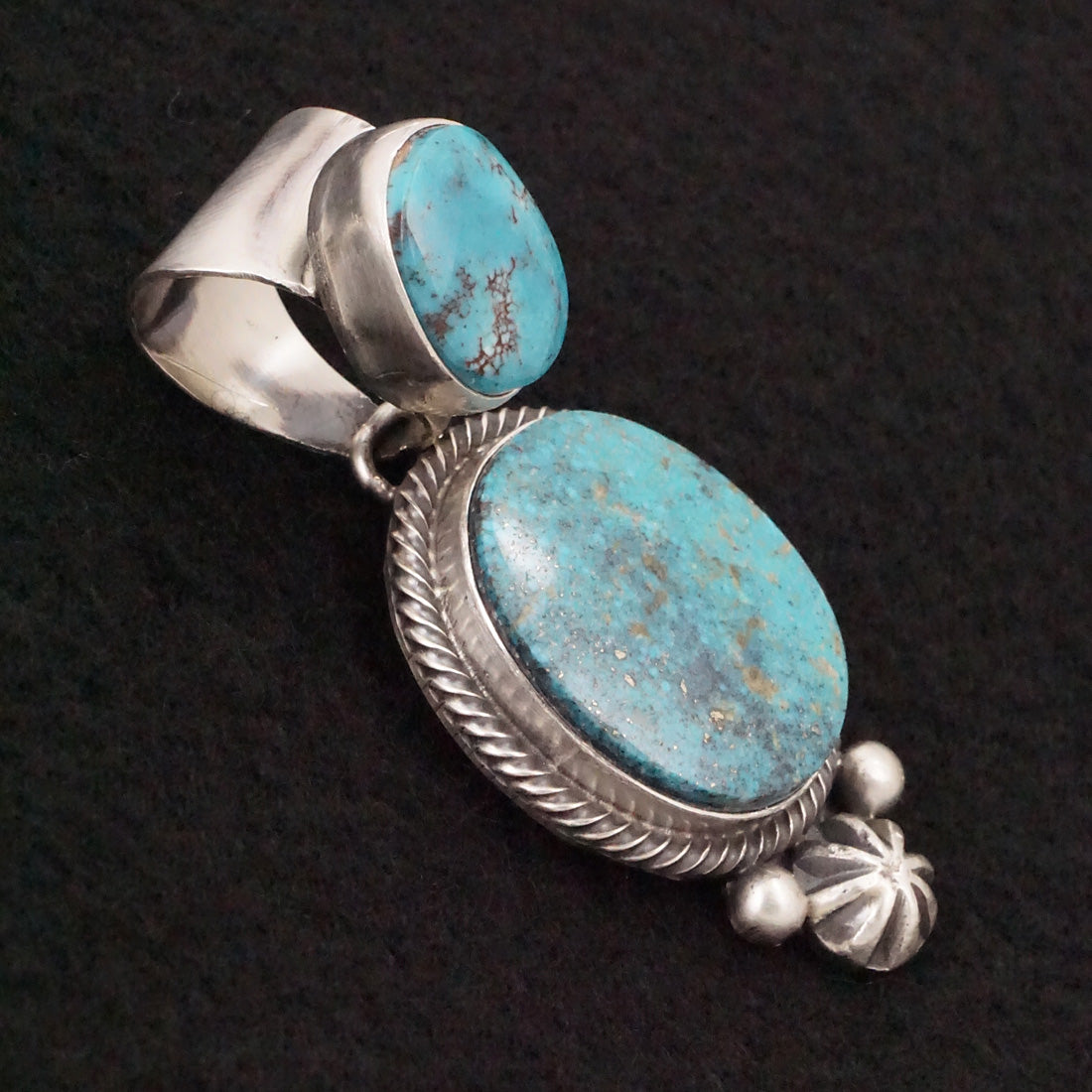 Darrin Livingston Turquoise & Sterling Silver Pendant