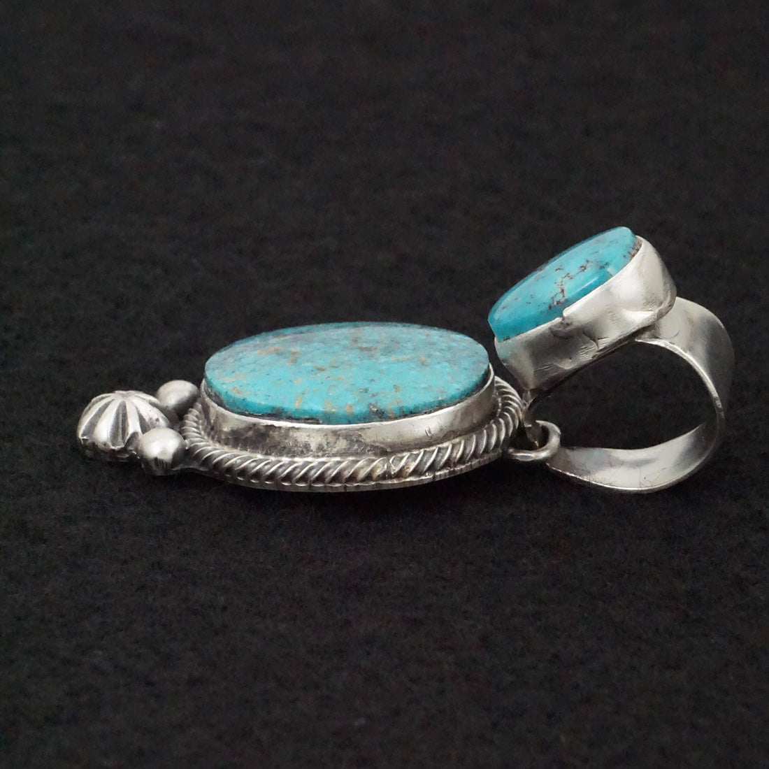 Darrin Livingston Turquoise & Sterling Silver Pendant