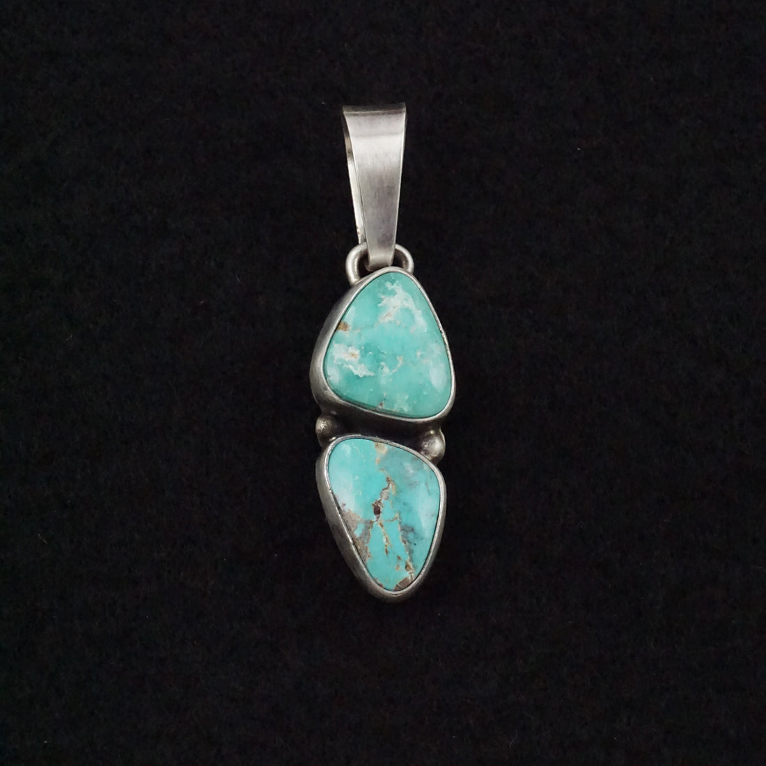 Darrin Livingston Turquoise & Sterling Silver Pendant