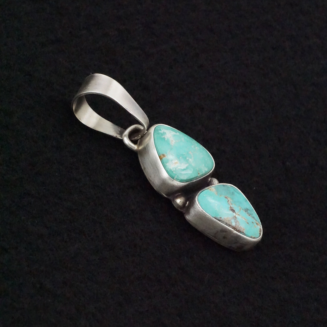 Darrin Livingston Turquoise & Sterling Silver Pendant