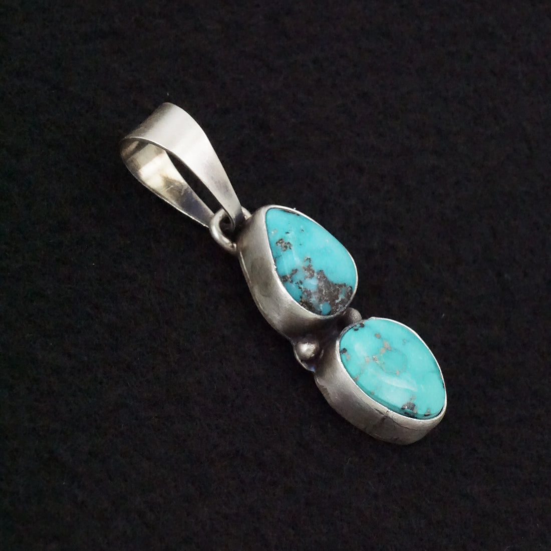 Darrin Livingston Turquoise & Sterling Silver Pendant