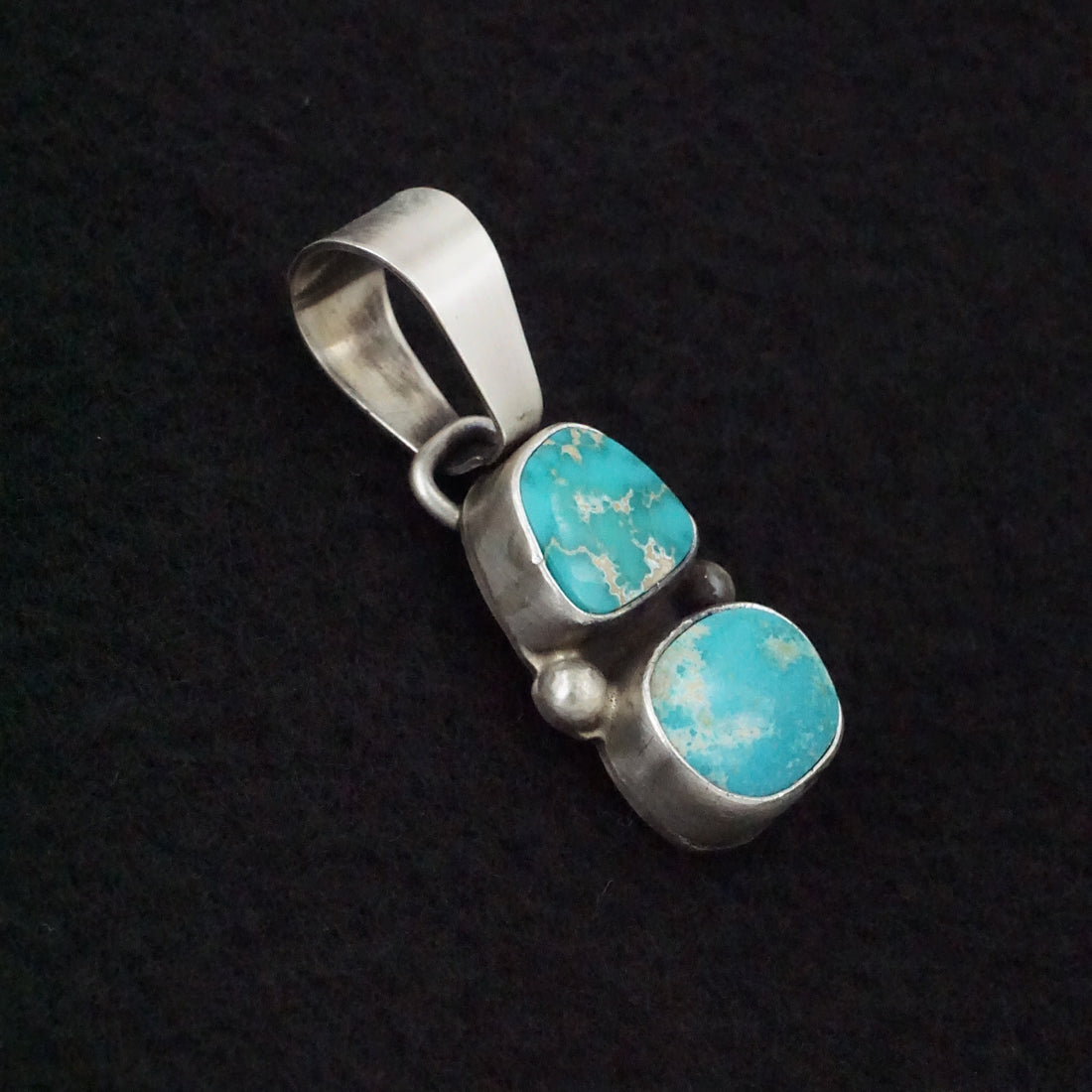 Darrin Livingston Turquoise & Sterling Silver Pendant