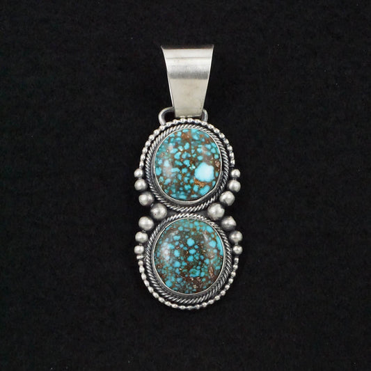 Paul Livingston Turquoise & Sterling Silver Pendant