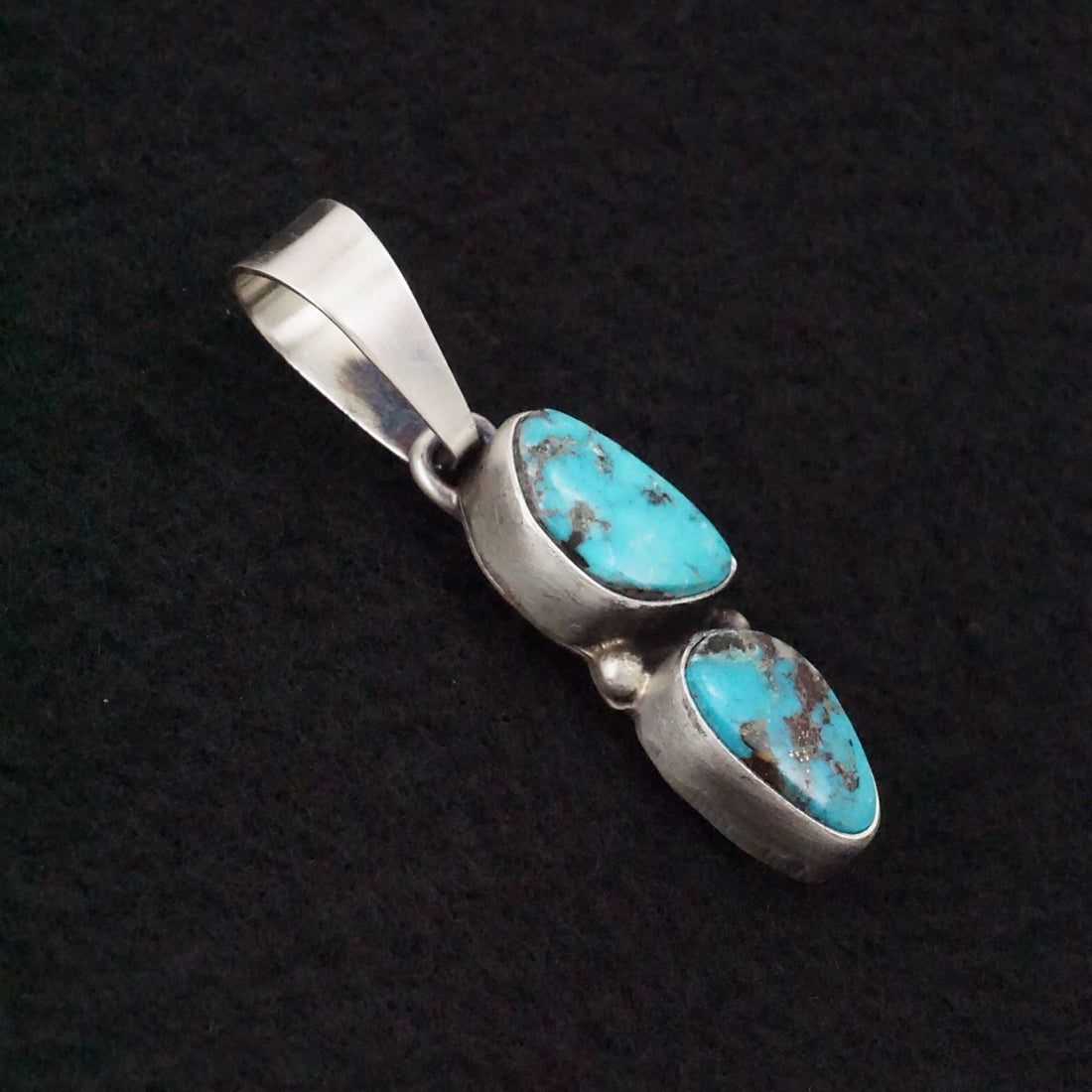 Darrin Livingston Turquoise & Sterling Silver Pendant