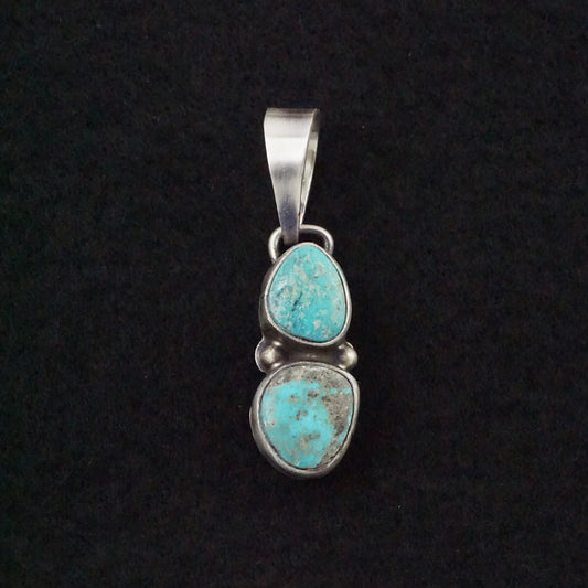 Darrin Livingston Turquoise & Sterling Silver Pendant