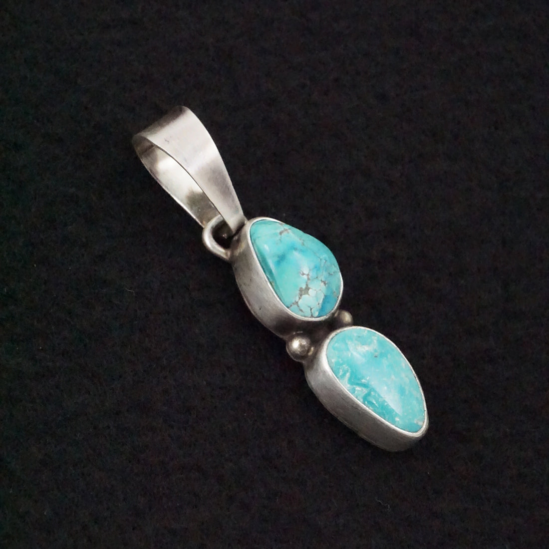 Darrin Livingston Turquoise & Sterling Silver Pendant