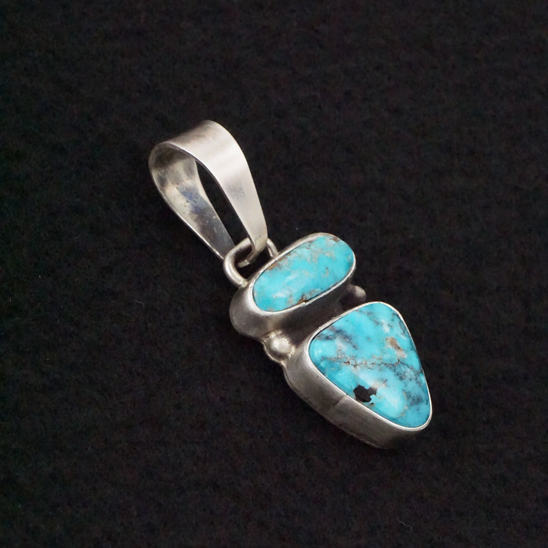 Darrin Livingston Turquoise & Sterling Silver Pendant